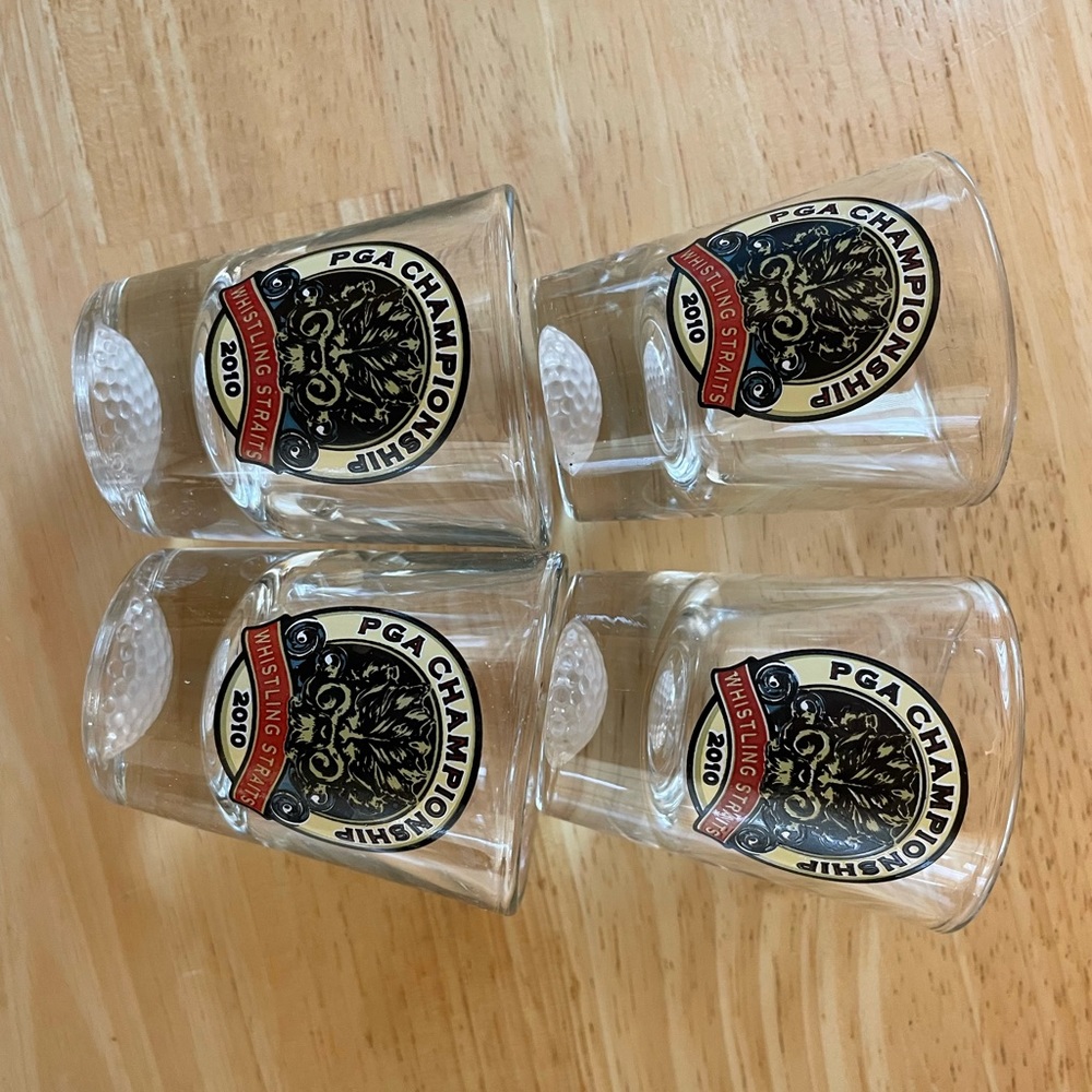 PGA championship shot glasses from whistling Straits! Brand new and never used
